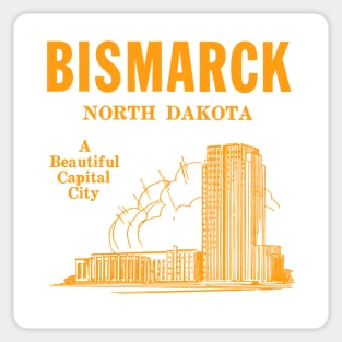 1940s Bismarck North Dakota Sticker